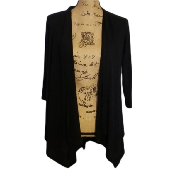 Style & Co. Sweaters - NWT Style & Co Drape Sweater Black Size Small